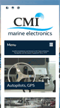 Mobile Screenshot of cmimarineelectronics.com